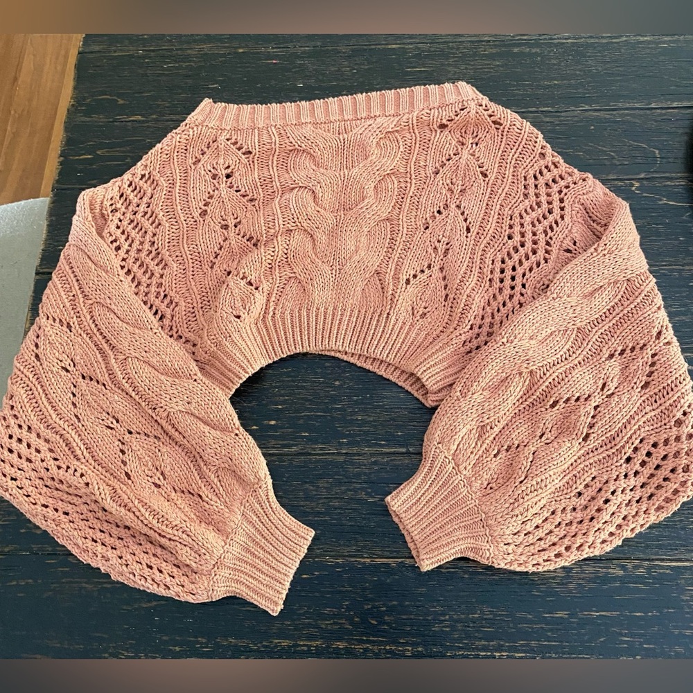 Hyfve cropped chunky sweater